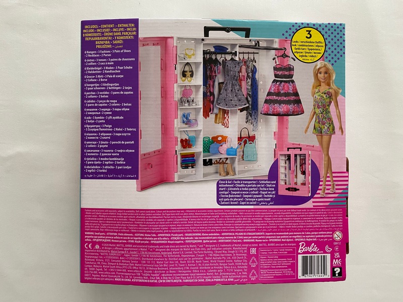 Barbie - Accessoire Barbie Fashionistas le Dressing de Rêve de Barbie