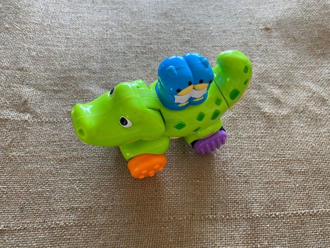 Crocodile roulant press & go Fisher Price d'occasion