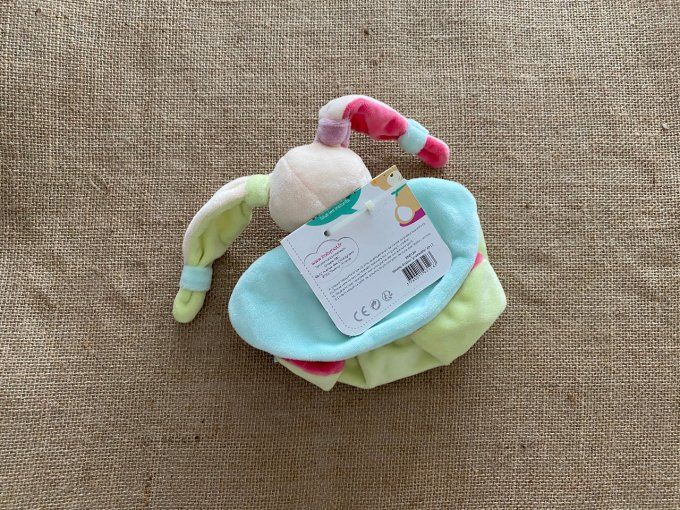 Doudou plat lapin gourmandise Les doudous câlins Baby Nat - Article Neuf 