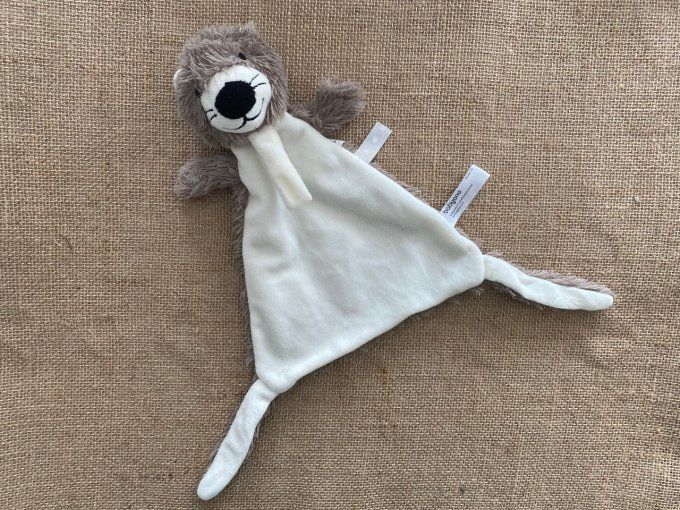 Doudou plat loutre Babyono d'occasion