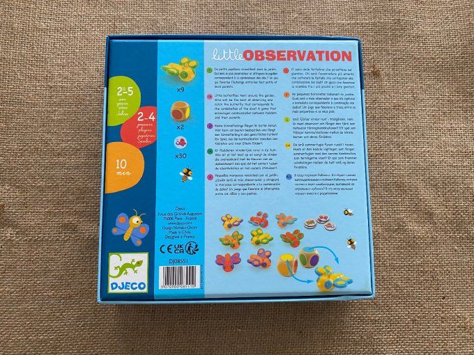 Jeu little OBSERVATION Djeco d'occasion 