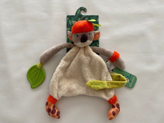 Doudou plat koala Koco dans la jungle Moulin Roty - Article Neuf