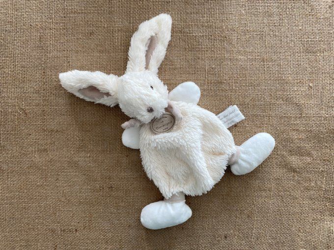 Doudou lapin bonbon taupe DC2123  Doudou & Compagnie