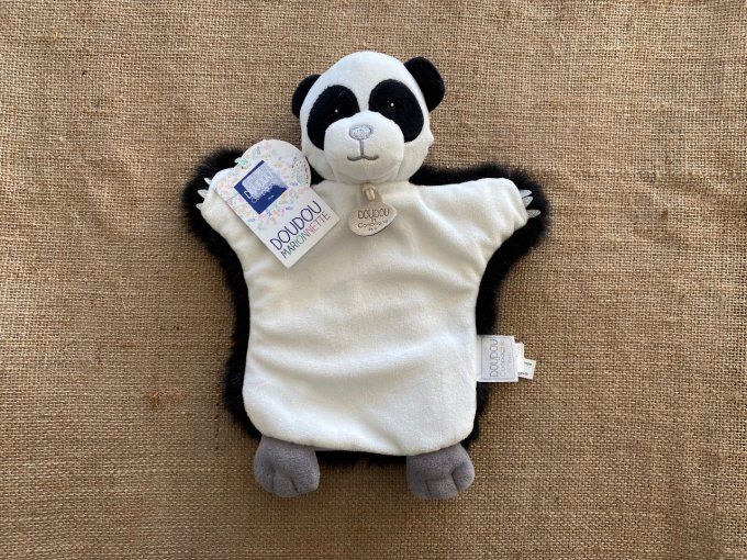 Doudou marionnette panda DC3612 Doudou et Compagnie - Article Neuf