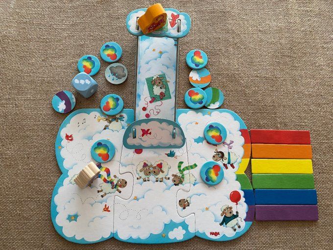 Jeu de société Saute-nuages Haba d'occasion 