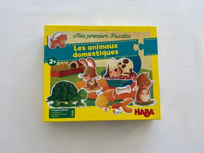 Mes premier puzzles Les animaux domestiques HABA d'occasion