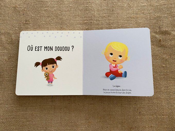 Livre bébé signe les premiers mots Disney Baby Hemma d'occasion 