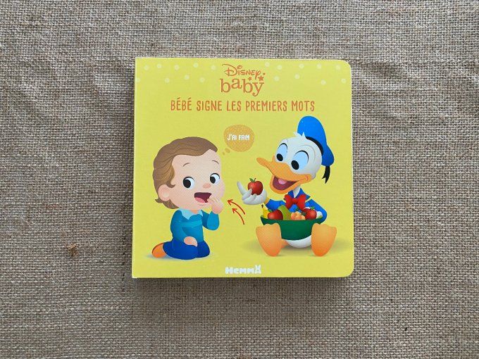 Livre bébé signe les premiers mots Disney Baby Hemma d'occasion