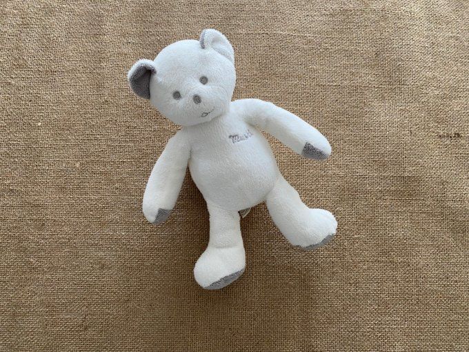 Doudou ours blanc Musti de Mustela d'occasion