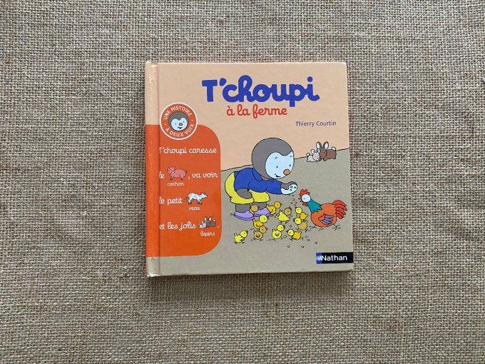 Livre T'choupi à la ferme Nathan d'occasion