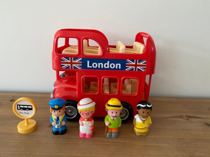 Bus Londonien à étages Happyland Oxybul d'occasion