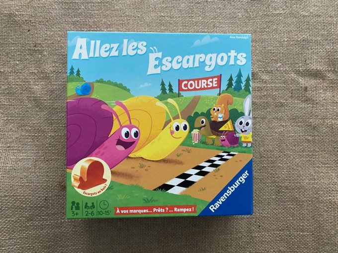 Jeu de société Allez les Escagots Ravensburger d'occasion