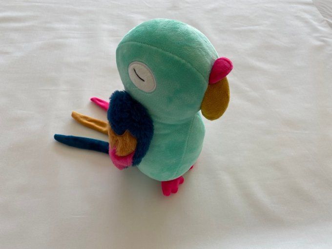 Peluche perroquet oiseau vert Sergent Major d'occasion