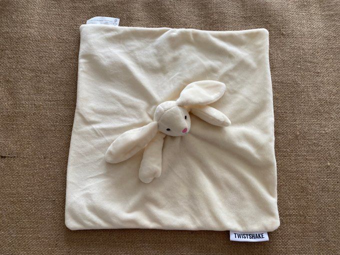 Doudou plat lapin beige Twistshake d'occasion